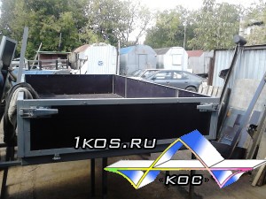 Задний борт "Газель" с накладными замками.