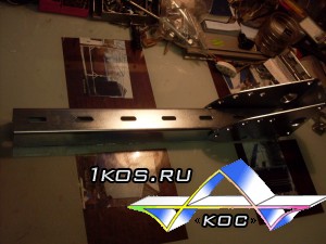 Кронштейн бокового противоподкатного бруса.