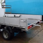 Поддержка заднего борта (борт снят).