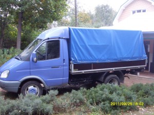 Газель с новым бортом.