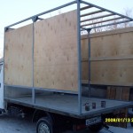 2. Каркас ставим на платформу.