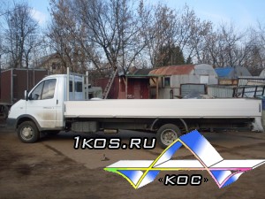 После установки усиленных бортов 5,3 м.