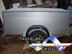 Алюминиевый кунг для прицепа.