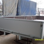 Борта из алюминиевых композитных панелей.