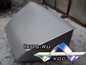 Багажник-обтекатель. Цвет снежная королева. Алюминий, пластик.